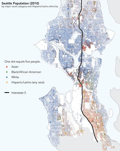 Seattle's population distribution by race. (City of Seattle)
