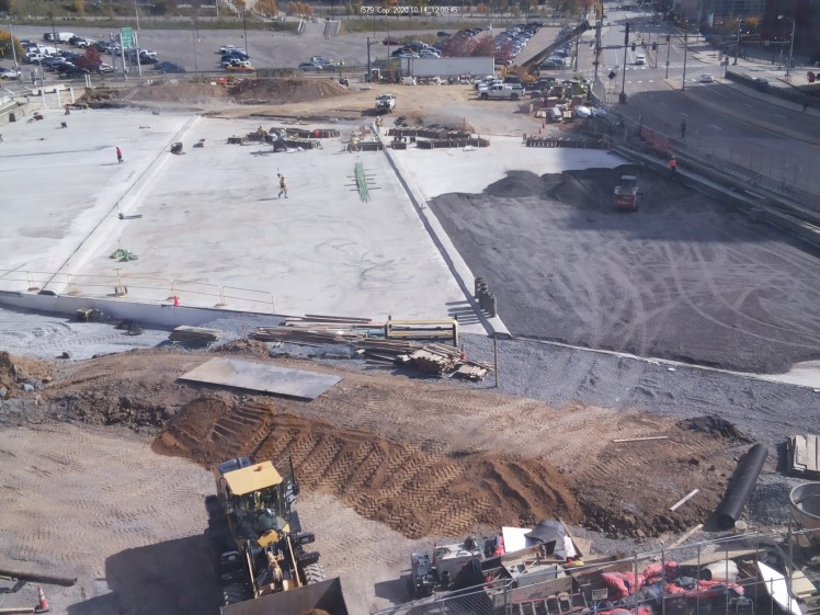 Images of Cap Project under construction.